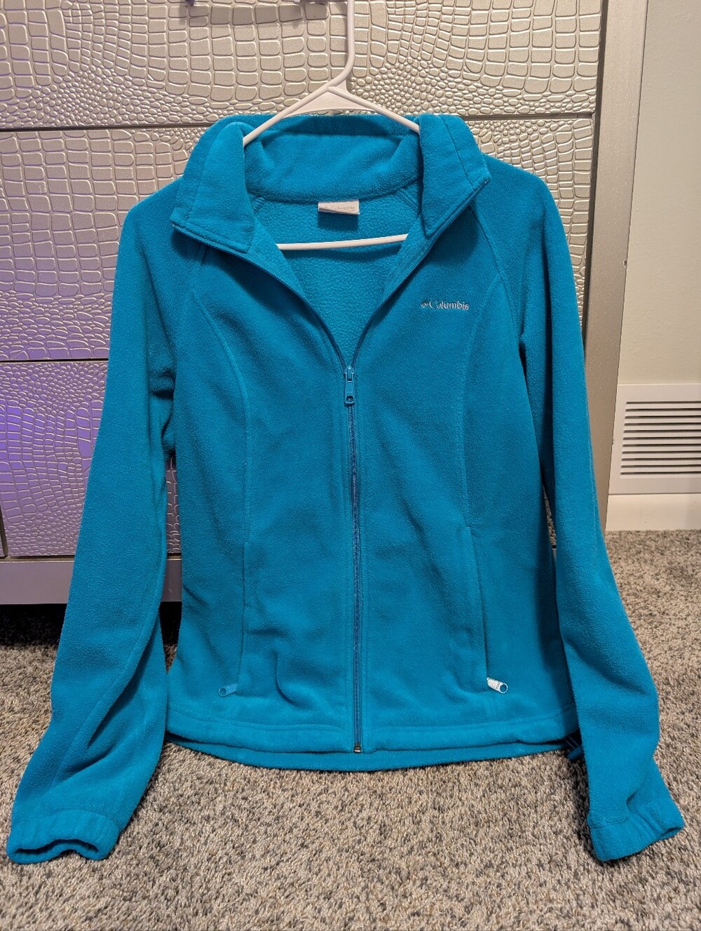 Columbia Women's Teal Blue Full-Zip Jacket